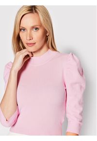 Glamorous Sweter AC3084 Różowy Regular Fit. Kolor: różowy. Materiał: wiskoza