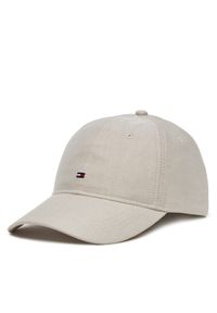 TOMMY HILFIGER - Tommy Hilfiger Czapka z daszkiem Th Flag Oxford 6 Panel Cap AM0AM13160 Beżowy. Kolor: beżowy. Materiał: bawełna, materiał #1