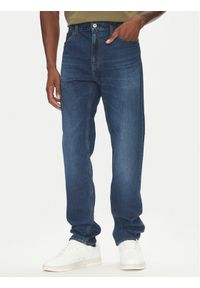 Hugo - HUGO Jeansy Ash 50541583 Granatowy Regular Fit. Kolor: niebieski