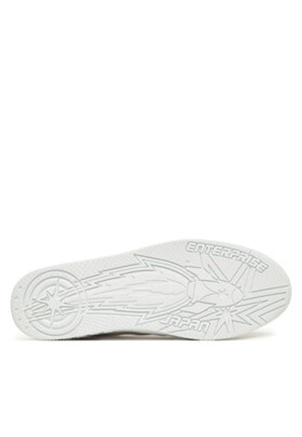 Enterprise Japan Sneakersy BB5003 PX496 Biały. Kolor: biały. Materiał: skóra