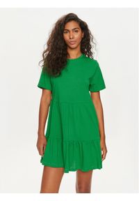only - ONLY Sukienka codzienna May 15286934 Zielony Regular Fit. Okazja: na co dzień. Kolor: zielony. Materiał: bawełna. Typ sukienki: proste. Styl: casual #1