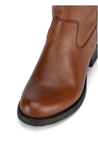 Rieker Kozaki Z9591-23 Brązowy. Kolor: brązowy. Materiał: skóra #5