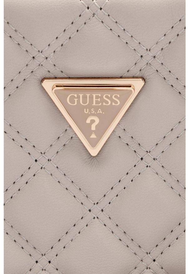 Guess - GUESS Torebka damska w kolorze taupe Giully II. Kolor: beżowy. Styl: casual