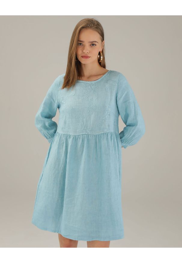Unisono - LNIANA SUKIENKA 230-22105 TIFFAN. Materiał: len