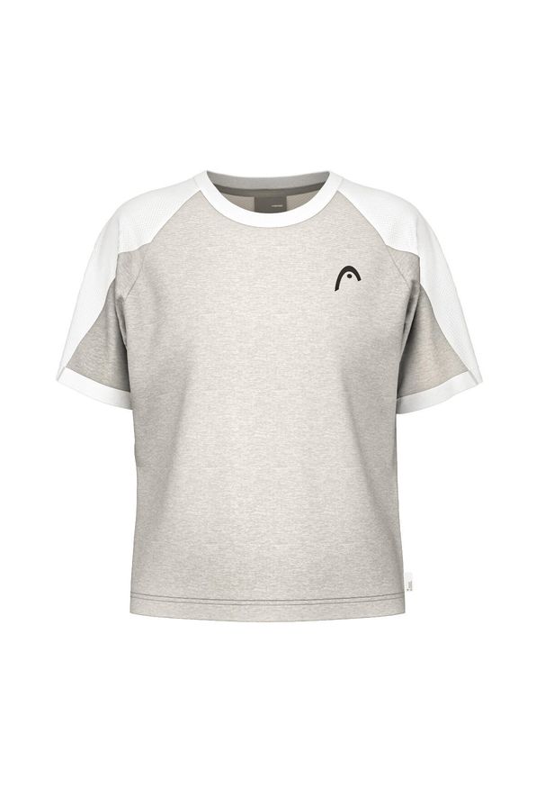 Damski jersey Head Play Tech. Kolor: szary. Materiał: jersey