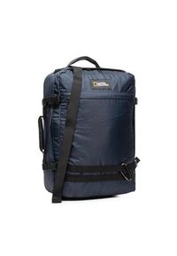 National Geographic Plecak 3 Way Backpack N11801.49 Granatowy. Kolor: niebieski. Materiał: materiał