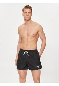 Emporio Armani Underwear Szorty kąpielowe 211752 4R438 00020 Czarny Regular Fit. Kolor: czarny. Materiał: syntetyk #4