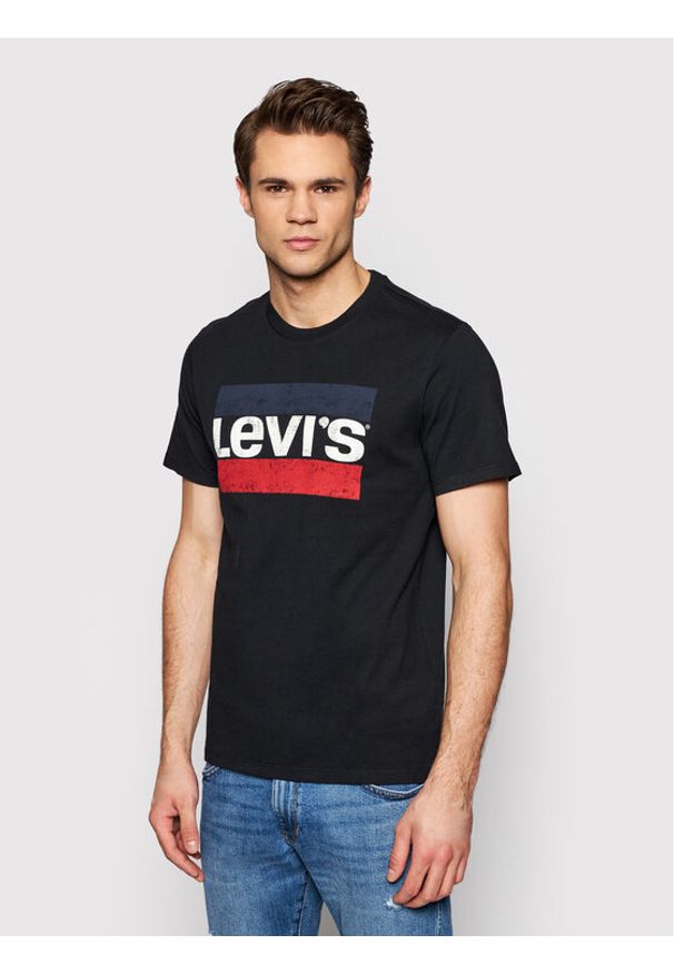 Levi's® T-Shirt Sportswear Graphic Tee 39636-0050 Czarny Regular Fit. Kolor: czarny. Materiał: bawełna