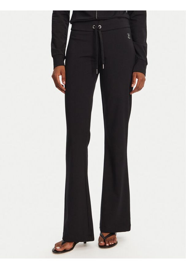 Juicy Couture Spodnie dresowe Apollo JCWBJ125311 Czarny Flared Leg. Kolor: czarny. Materiał: bawełna