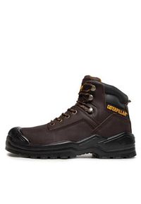 CAT Footwear Trapery Striver Bump St S3 P725098 Brązowy. Kolor: brązowy. Materiał: nubuk, skóra #3