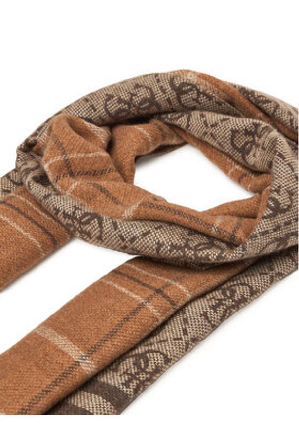 Guess Szal AM9432 POL03 Beżowy. Kolor: beżowy. Materiał: materiał
