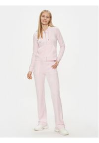 Juicy Couture Spodnie dresowe Del Ray JCAP180 Różowy Regular Fit. Kolor: różowy. Materiał: syntetyk #5