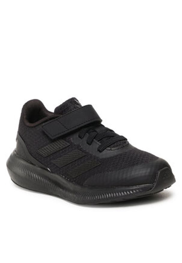 Adidas - Buty adidas - Runfalcon 3.0 Sport Running Elastic Lace Top Strap Shoes HP5869 Czarny. Kolor: czarny. Materiał: materiał. Styl: sportowy