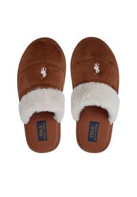 Polo Ralph Lauren Kapcie 842957049001 Brązowy. Kolor: brązowy. Materiał: materiał #6