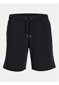 Jack & Jones - Jack&Jones Szorty sportowe Gordon 12248831 Czarny Regular Fit. Kolor: czarny. Materiał: bawełna, syntetyk. Styl: sportowy #8