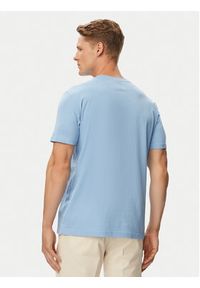 Beverly Hills Polo Club T-Shirt P-SS26M-TS414000 Niebieski jasny Regular Fit. Typ kołnierza: polo. Kolor: niebieski. Materiał: bawełna #3