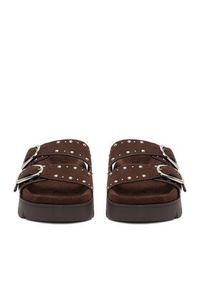 DeeZee Klapki CEO-HY35011-1 Brązowy. Kolor: brązowy. Materiał: materiał #5