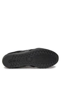 Geox Sneakersy U Wells C U52T5C 022ME C9B4N Czarny. Kolor: czarny. Materiał: zamsz, skóra #4