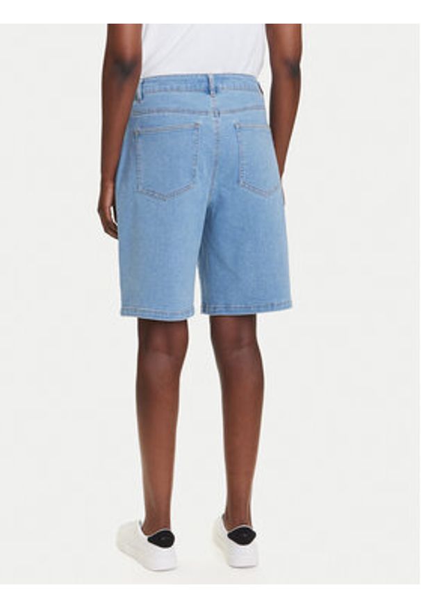 only - ONLY Szorty jeansowe Frida 15360438 Niebieski Regular Fit. Kolor: niebieski. Materiał: bawełna