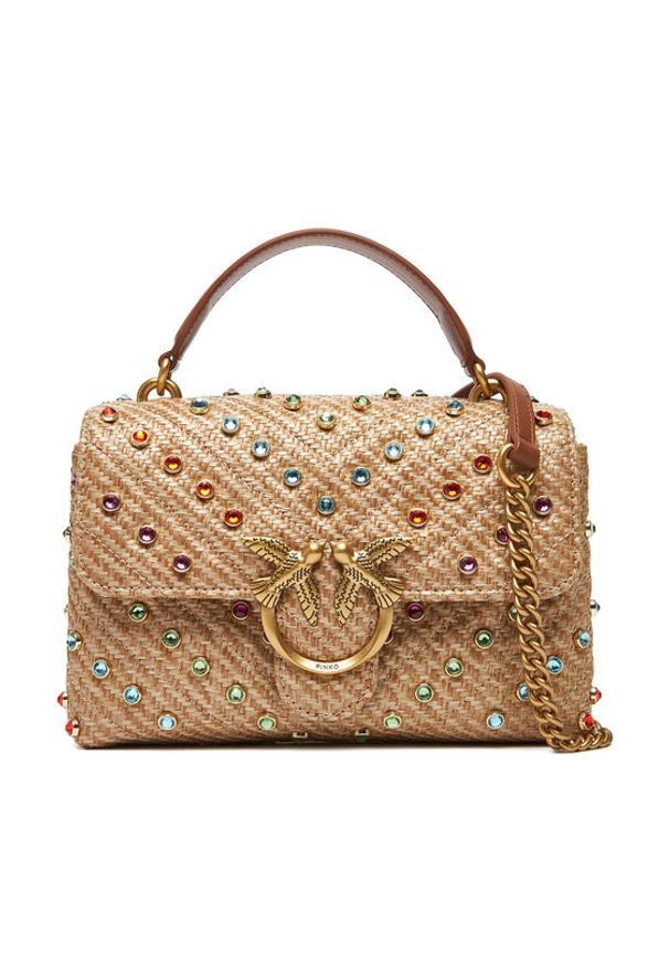 Pinko - PINKO Torebka Love Lady Puff Mini Cl PE 25 PLTT 100044 A2CG Beżowy. Kolor: beżowy