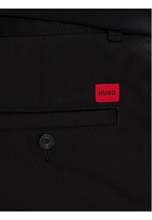 Hugo - HUGO Szorty materiałowe Darik241 50505857 Czarny Regular Fit. Kolor: czarny. Materiał: bawełna