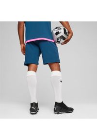 Spodenki Puma Teamliga Training Shorts 2 Open Pockets, Mężczyźni. Kolor: niebieski. Materiał: poliester, materiał