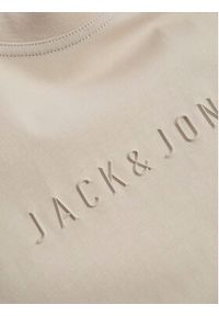 Jack & Jones - Jack&Jones T-Shirt Recharge 12273070 Beżowy Relaxed Fit. Kolor: beżowy. Materiał: bawełna #5