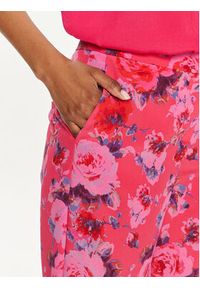Morgan Spodnie materiałowe 241-POLIN.F Różowy Straight Leg. Kolor: różowy. Materiał: syntetyk #5