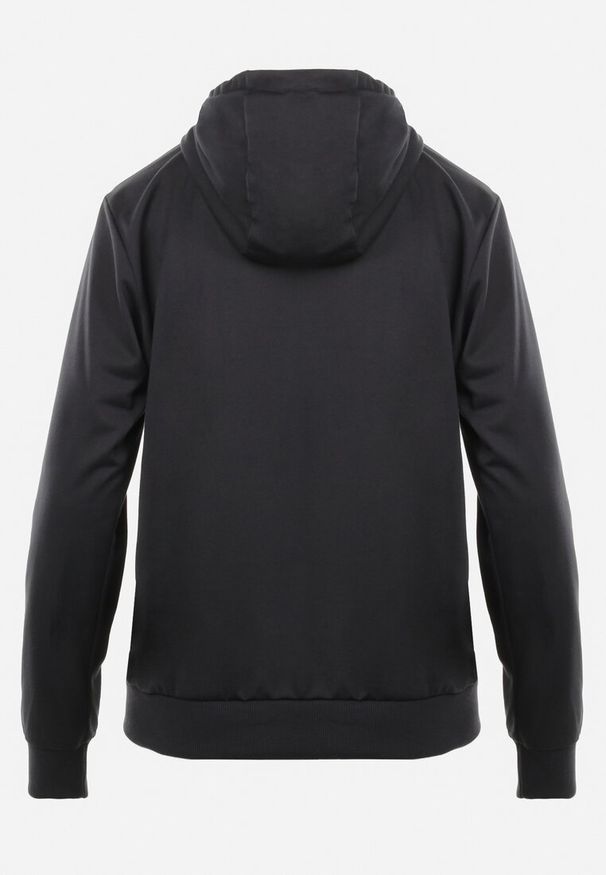 Born2be - Czarna Bluza z Kapturem Anitta. Typ kołnierza: kaptur. Kolor: czarny. Styl: klasyczny