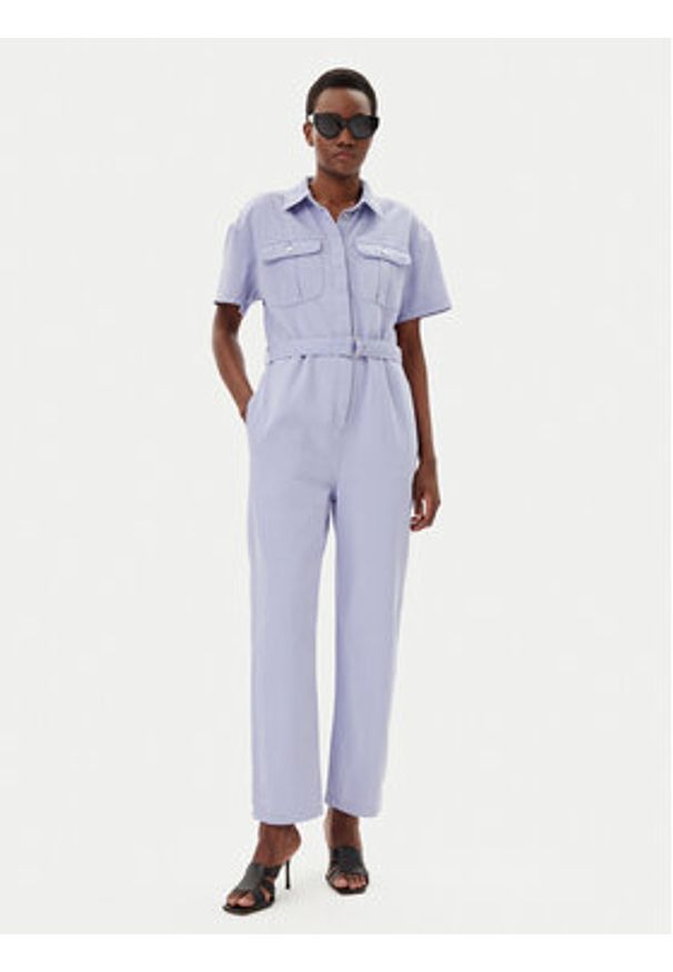Liu Jo Kombinezon WA5442 T4282 Fioletowy Regular Fit. Kolor: fioletowy. Materiał: bawełna
