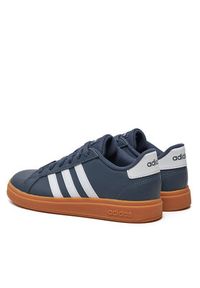 Adidas - adidas Sneakersy Grand Court Lifestyle Tennis JI0970 Granatowy. Kolor: niebieski. Materiał: materiał #4