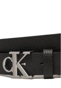 Calvin Klein Pasek Damski K60K612285 Czarny. Kolor: czarny. Materiał: skóra #3