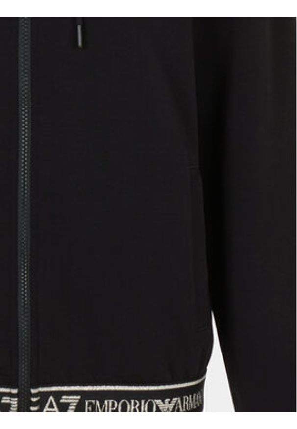 EA7 Emporio Armani Dres 6RTV56 TJKWZ 1200 Czarny Regular Fit. Kolor: czarny. Materiał: dresówka, bawełna