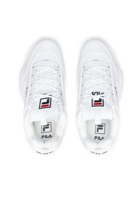 Fila Sneakersy Disruptor Teens FFT0029.10004 Biały. Kolor: biały. Materiał: skóra