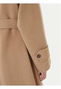 Weekend Max Mara Płaszcz wełniany Cadine 2525016022 Beżowy Regular Fit. Kolor: beżowy. Materiał: wełna #7
