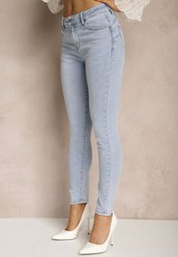 Renee - Jasnoniebieskie Jeansy Skinny High Waist Ulivora. Okazja: na co dzień. Stan: podwyższony. Kolor: niebieski. Styl: klasyczny, casual, elegancki