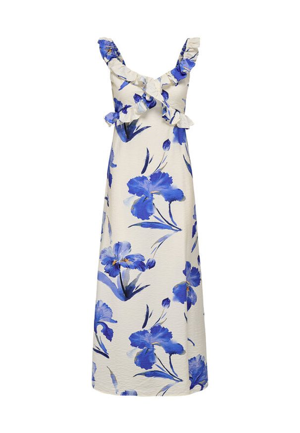 only - ONLY Sukienka letnia Hyaci 15372511 Niebieski Regular Fit. Kolor: niebieski. Materiał: wiskoza. Sezon: lato