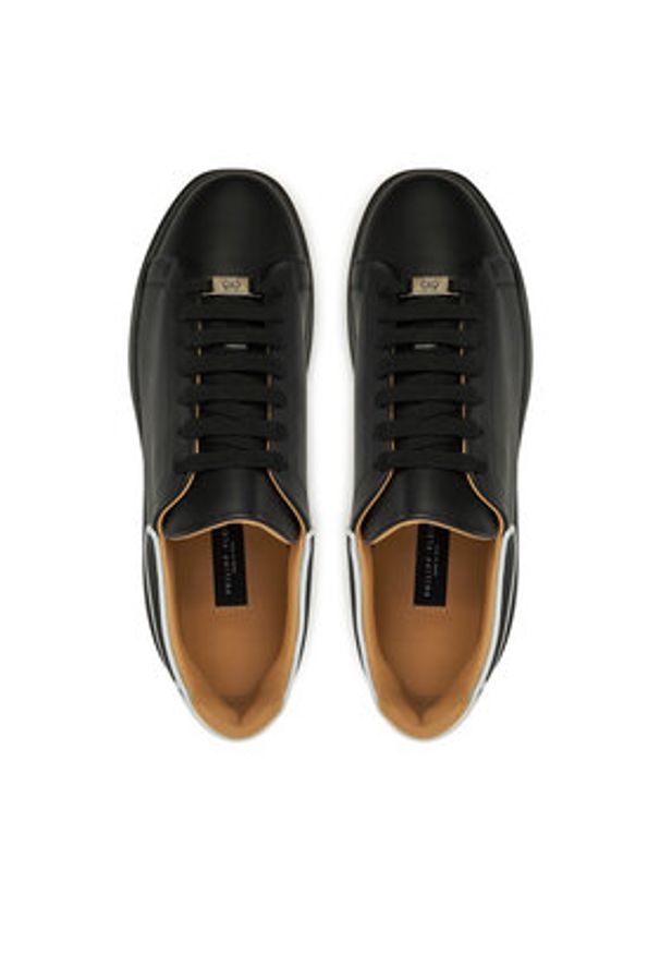 Philipp Plein - PHILIPP PLEIN Sneakersy PADS USC0599 PLE005 Czarny. Kolor: czarny. Materiał: skóra