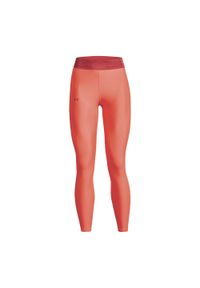 Legginsy fitness damskie Under Armour Branded WB. Kolor: żółty, wielokolorowy, pomarańczowy. Sport: fitness #1