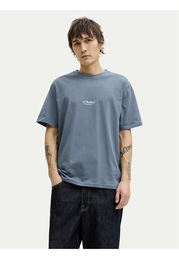 Jack & Jones T-Shirt Paulos 12278787 Niebieski Relaxed Fit. Kolor: niebieski. Materiał: bawełna