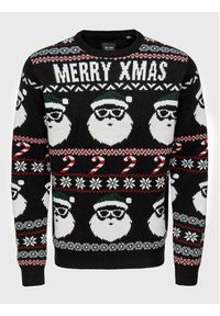 Only & Sons Sweter Xmas Santa 22023994 Czarny Regular Fit. Kolor: czarny. Materiał: syntetyk #3