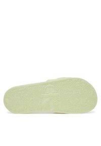 Calvin Klein Jeans Klapki Slide Pu Hf Mg YW0YW01879 Zielony. Kolor: zielony. Materiał: skóra