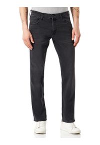 Wrangler - WRANGLER GREENSBORO MĘSKIE SPODNIE JEANSOWE BLACK DIRT W15QHP094