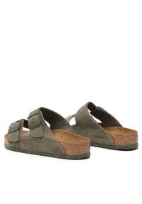 Birkenstock Klapki Arizona 1025657 Zielony. Kolor: zielony. Materiał: welur, skóra #2