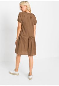 Sukienka bonprix brązowy mokka. Kolor: brązowy #2