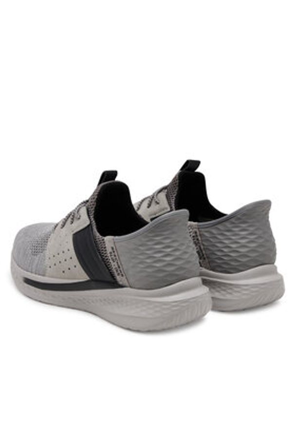 skechers - Skechers Sneakersy Slade-Ocon 210811/GRY Szary. Kolor: szary. Materiał: materiał