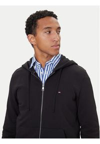 TOMMY HILFIGER - Tommy Hilfiger Bluza Essential MW0MW37239 Czarny Regular Fit. Kolor: czarny. Materiał: bawełna #5