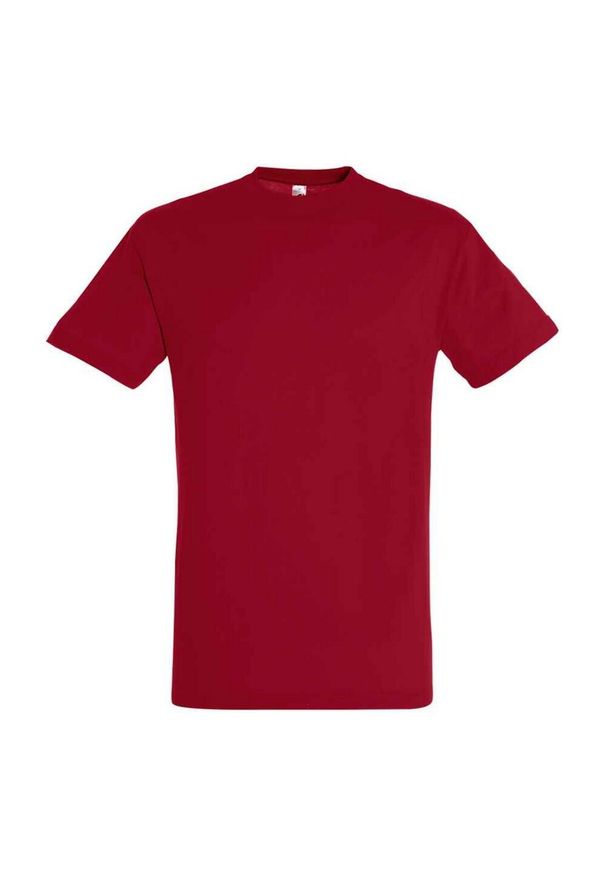 SOL'S - Koszulka Regent Dla Dorosłych Unisex. Kolor: czerwony. Sport: turystyka piesza