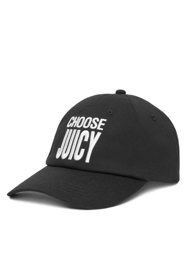 Juicy Couture Czapka z daszkiem Choose JCAWH125715 Czarny. Kolor: czarny. Materiał: bawełna, materiał