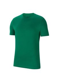 Nike - T-shirt Męski Logo Park. Kolor: zielony